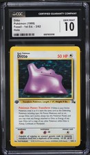 1999 Pokemon Card Fossil Set 1st Edition Ditto #3 CGC 10 3/62 English Holo Rare