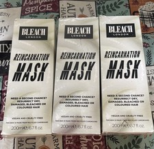 Bleach London Reincarnation Mask, Hydrating Hair Mask, 6.7 Fl Oz Lot Of 3