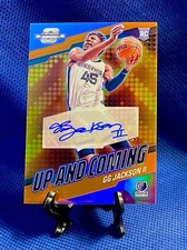2023-24 Panini Contenders Optic GG Jackson II Up and Coming Auto Orange #/25 RC