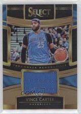 2018 Panini Select Throwback Memorabilia Copper Prizm 46/49 Vince Carter HOF 0ll