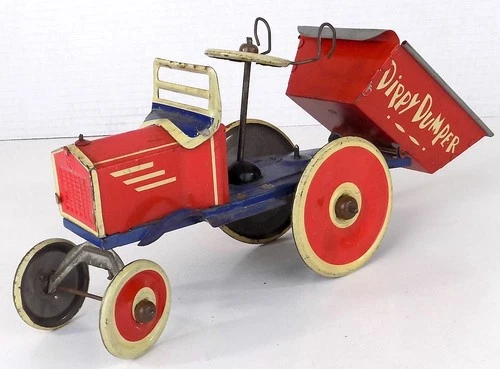 Marx Dippy Dumper tin toy truck (no figure) working wind-up