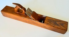 Hock A2 Cryo France 2" blade + cap iron on vintage wood jointer plane vtg blade