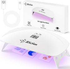 UV Light for Resin, Super Large UV Resin Light with LED Display Screen, Higher P