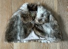 Mia Joy/Joyfolie Girls Helena Faux Fur Caplet In Btown Size 7 NWT — photo 1