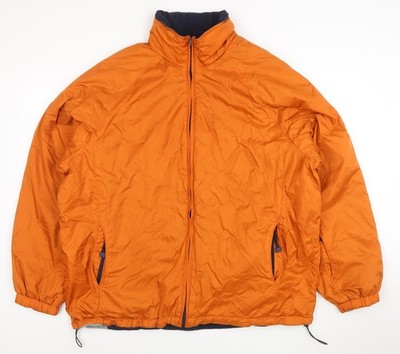 Croft & Barrow Herren Orange Wendejacke Nylon Full Zip L