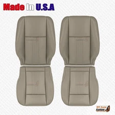 2011 - 2016 For Chrysler Town & Country Driver Passenger Vinyl Seat Cover Tan