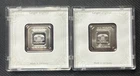 2- 1 Oz. Geiger Edelmetalle Silver Bars Assay both in case with certificate