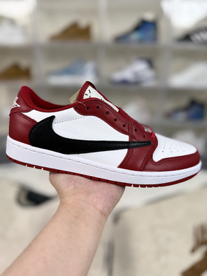 #ad travis scott air jordan 1 low OG chicago reverse swoosh size 12 $253.69