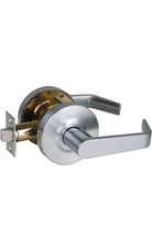 Heavy Duty Commercial Door Handle Lock Satin Chrome ADA Fire Rated Grade 2