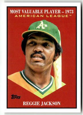 2025 Topps MLB No. MV-30 Reggie Jackson Most Valuable Player MVP