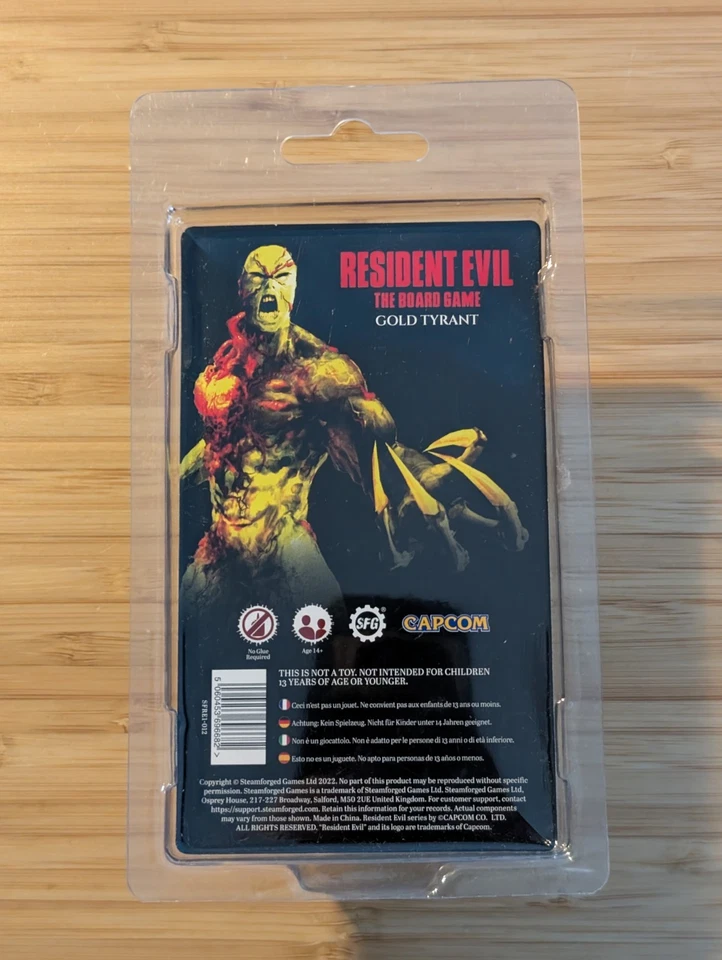 Resident Evil 2 Board Game Gold Tyrant Steamforged Games - Image 2 of 4