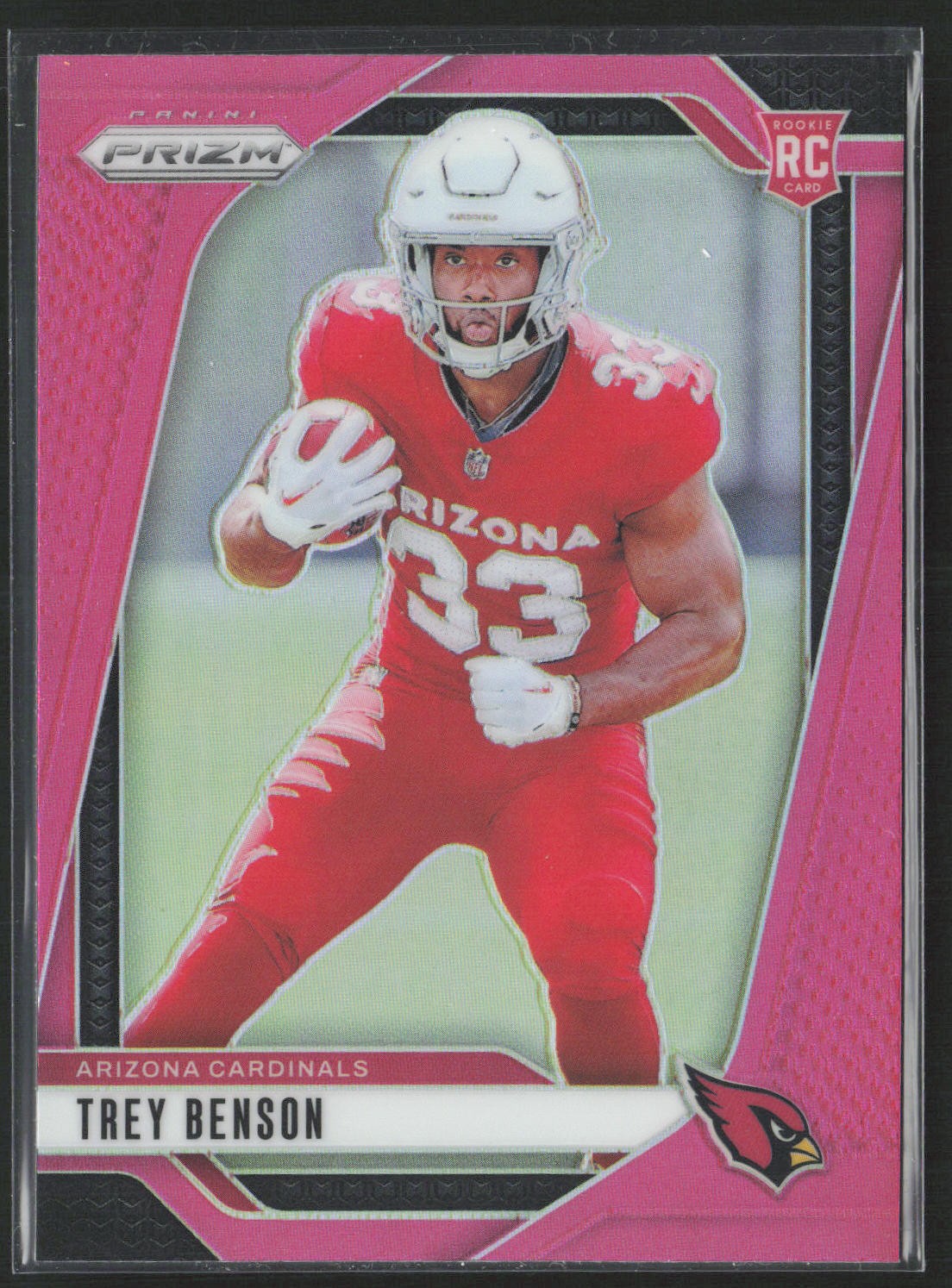 2024 Panini Prizm #392 Trey Benson #392 Pink