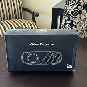 BL128-Mini LED Portable Projector 720p 1080p HDMI USB Remote Tripod White