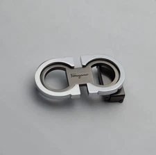 Ferragamo Men's  Belt Buckle Gancini Fits 1.38" Wide Leather Belts