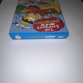vintage NES NINTENDO THE SIMPSONS BART VS THE SPACE MUTANTS VIDEO GAME boxed