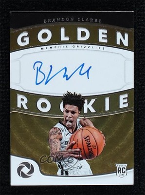 2019-20 Panini Opulence Golden Rookie Graphs 34/49 Brandon Clarke Auto RC 9ih