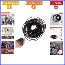 50pcs Cassette Recorder Rubber Belts 40-135mm Square Repair Parts