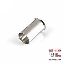 50 Pcs Wire Ferrules Kit Tinned Copper Crimp Connector Non Insulated AWG 1/0