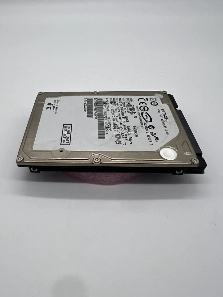 Hitachi HCC545012B9A300 120GB 5400RPM 2.5" SATA HDD – 5K500.B – Tested - Image 4 of 4