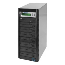 Microboards QD‑DVD‑127 1‑to‑7 CD & DVD Duplicator Tower – 24×/48× Speed, USB 2.0