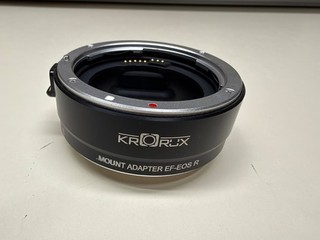 KRORUX EF EOS R MOUNT ADAPTER WORKING NICE