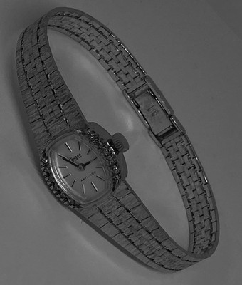 Damen Weissgold Uhr 585/14k.Brillant Lynette 