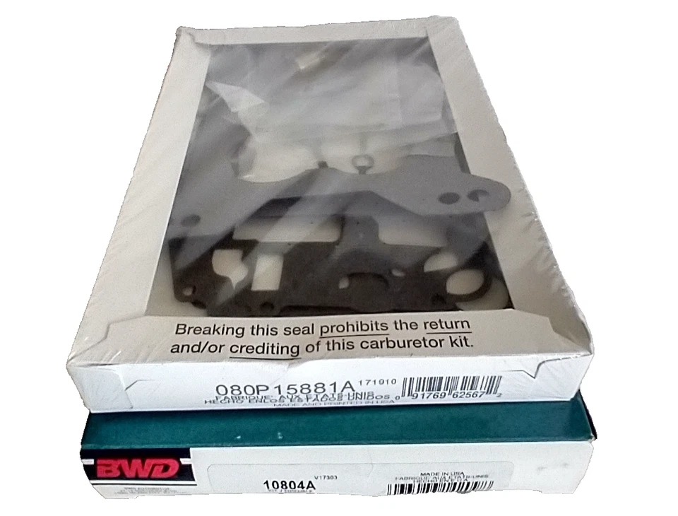 汽化器维修套件-汽化器套件适用于 Carter 4 Bbl BWD 10804A(美国制造) — 第 3/4 张图片
