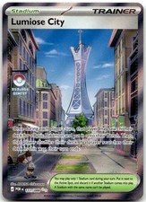LUMIOSE CITY 111/088 -- NEAR MINT -- ULTRA RARE PERFECT ORDER POKEMON HOLO --