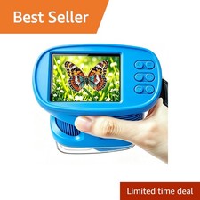 1000X Handheld Microscope Blue Pocket Digital