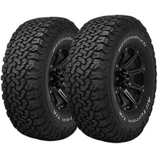 Qty 2 33x12.50r15 Bfg All-terrain Ta Ko2 108r Lrc White Letter Tires