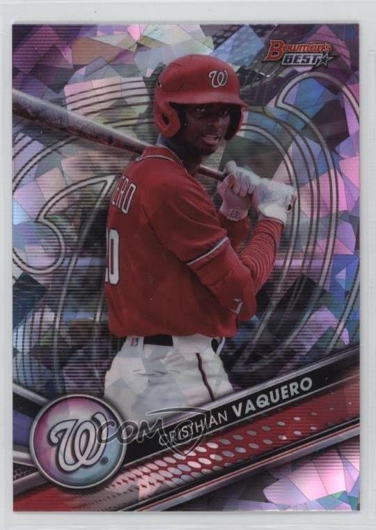 2022 Bowman's Best Top Prospects Atomic Refractor Cristhian Vaquero #TP-26 00hi