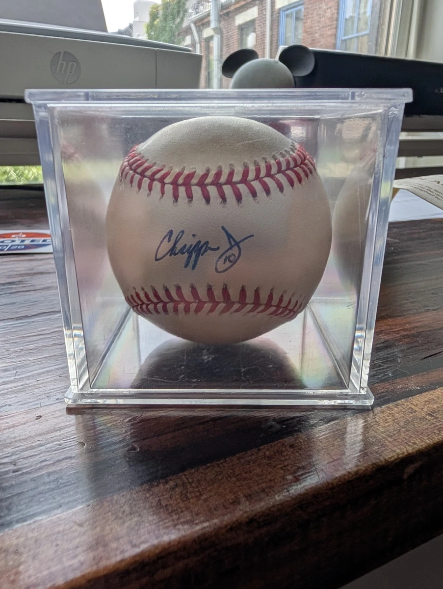 UnderWraps 直筆サインボール CHIPPER JONES Chipper Jones Atlanta Braves Original Autographed Baseball MLB