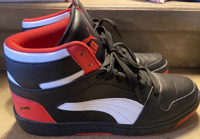 PUMA REBOUND LAYUP Basketball Athletic Shoes Sneakers 369573-15 Men's Size 10.5