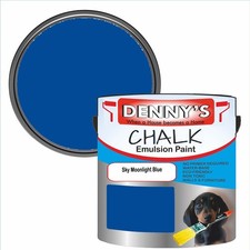 Dennys Chalk Cabinets Paint - Sky Moonlight Blue