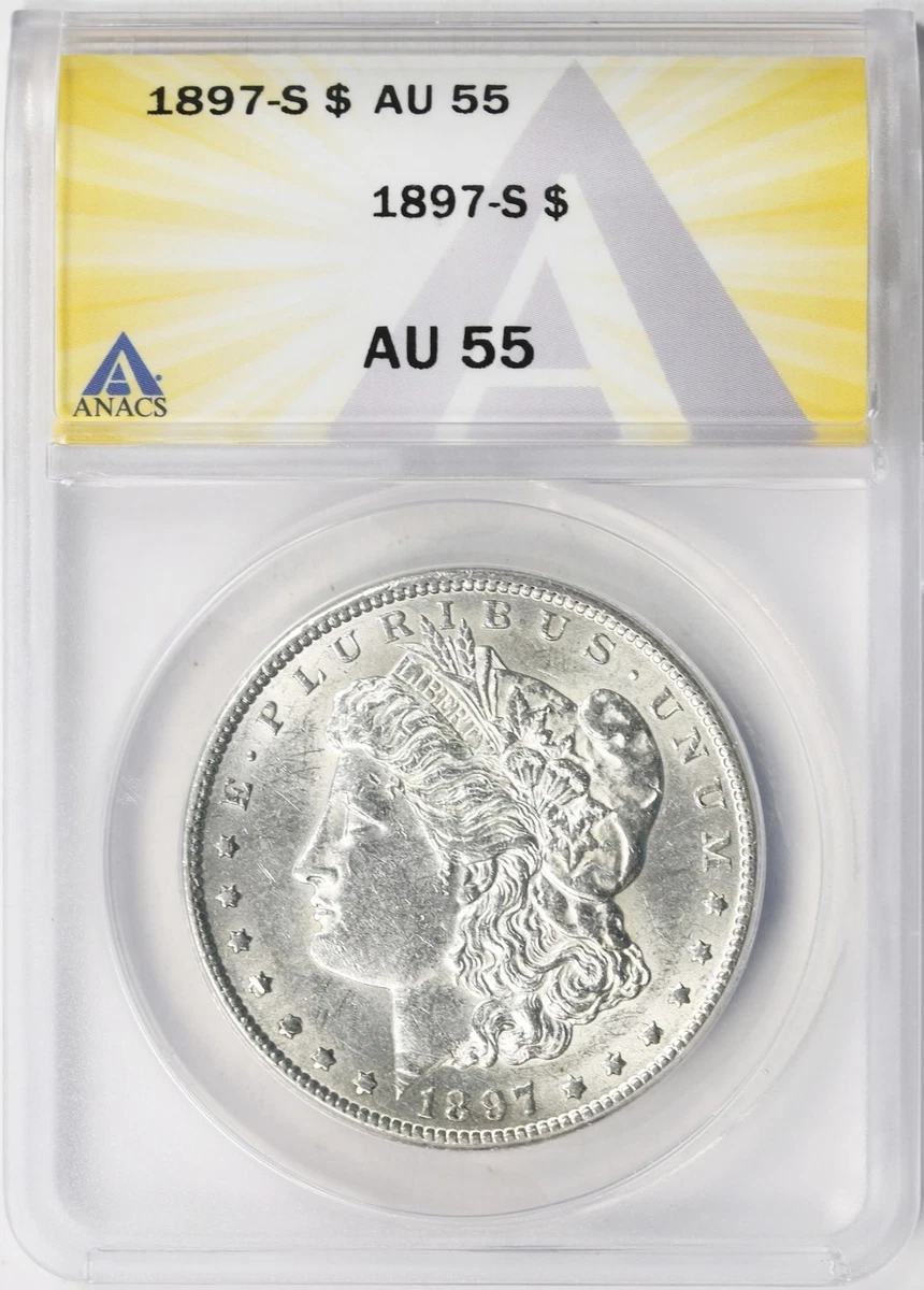 AU 55 Graded 1897 Year Morgan US Dollars (1878-1921) for sale | eBay