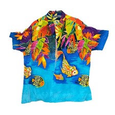 Vintage Jams World Hawaiian Aloha Shirt XXL