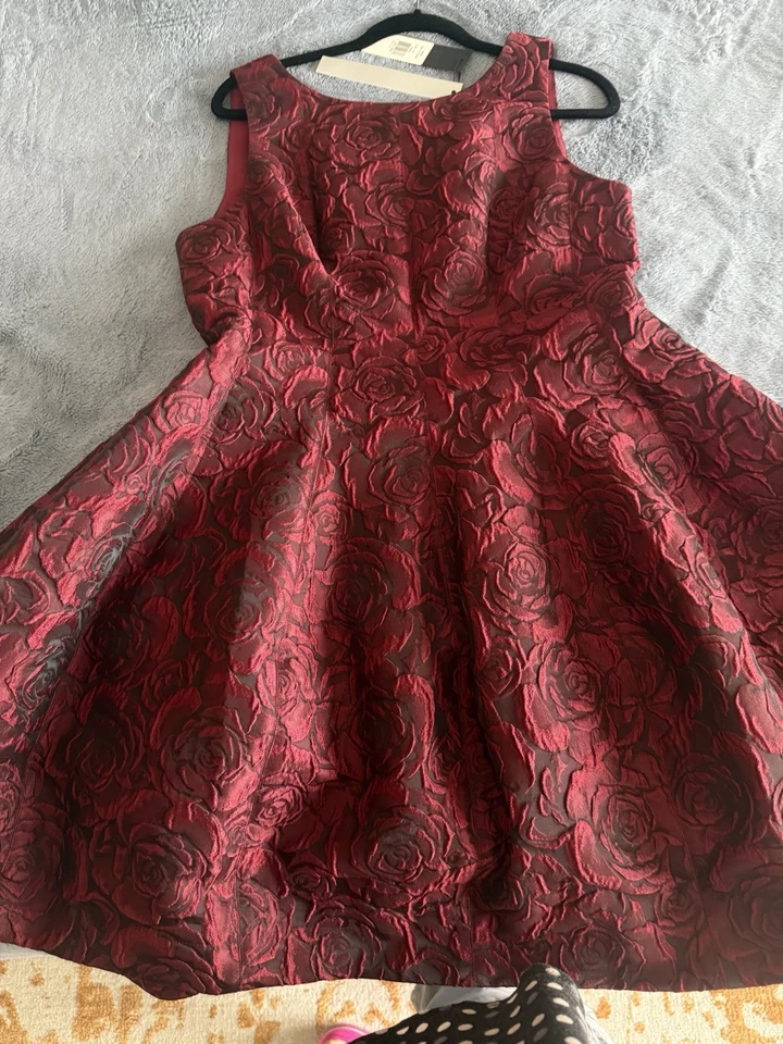 Vestido Halston Heritage Cuello Alto Estructurado Azul Cóctel Formal Talla 14 Nuevo con Etiquetas Foto 3 de 4