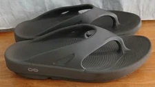 OOFOS OOriginal  Grey Slip On Thong Comfort Recovery Sandals. Sz M7 W9