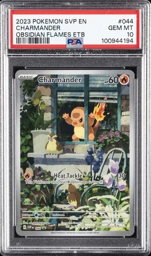 2023 POKEMON SVP EN-SV BLACK STAR PROMO #044 CHARMANDER PSA 10