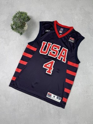 Reebok Allen Iverson Team USA Basketball Olympic Jersey - Size M