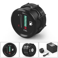2 52mm Universal 12v Digital Display Car Fuel Level Gauge Meter Without Sensor