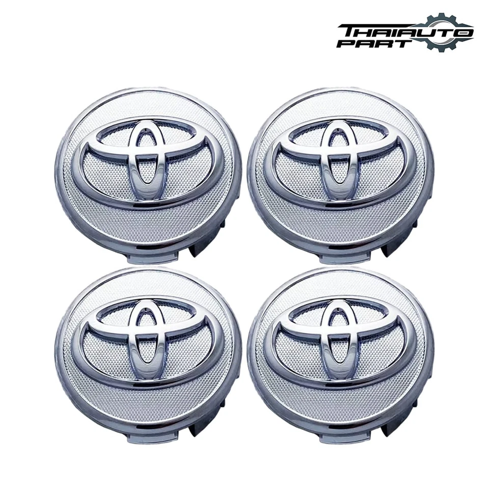 Tapacubos tapacubos central rueda 4 piezas para Toyota Prius Yaris Vios Corolla Foto 2 de 4