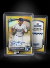Jac Caglianone 2025 Bowman Chrome Prospect Auto yellow Refractor #/75