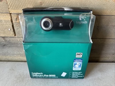 NEW! Logitech HD Webcam Pro 9000 with Carl Zeiss Optics 720p HD 2MP Sensor