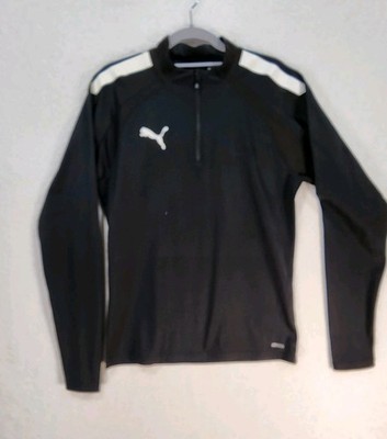 Puma Sweatshirt Quarter Zip Top Drycell Moisture Wicking DryCELL Mens Small S