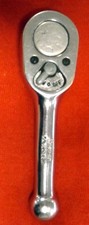 Snap-on Fk720 38 Drive Stubby Handle Ratchet 4 Long Usa Vintage