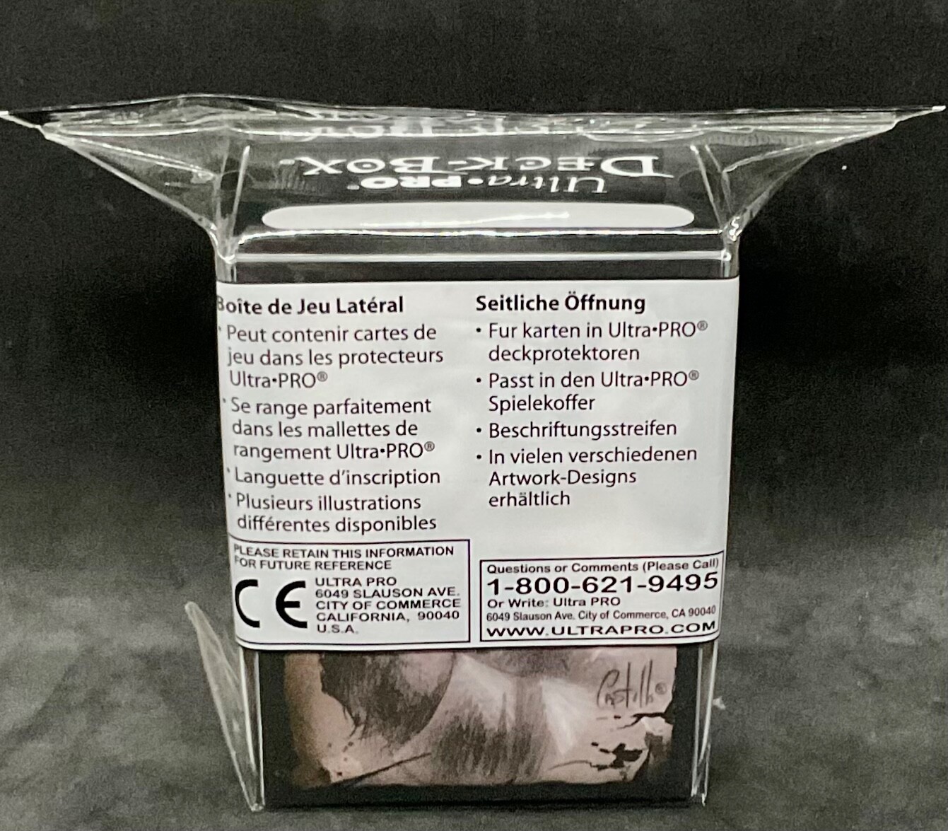 Ultra Pro Deck Box Darkside of Oz - Monkey General  Brand New