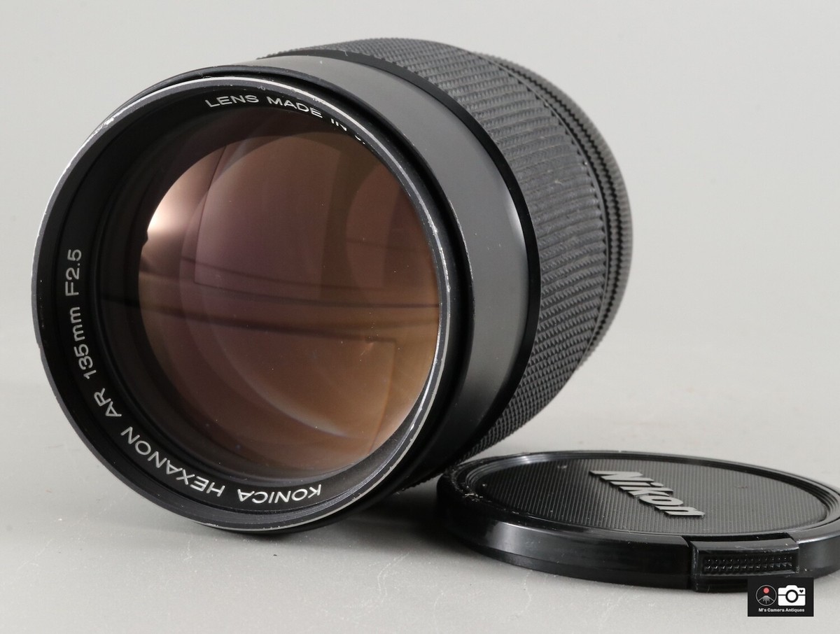 Konica Hexanon AR 135mm F/2.5 Lens. AR mount 