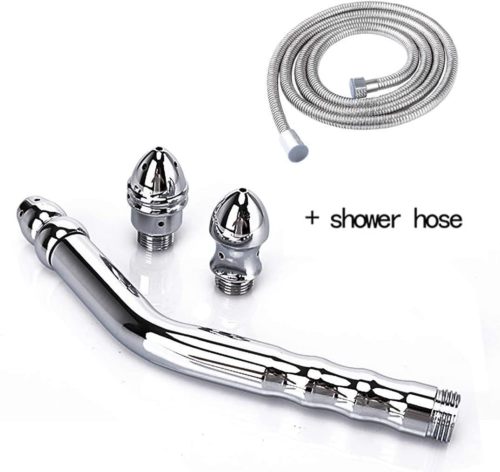 Shower Enema System Vaginal Anal Cleaner Wash Colon Douche Nozzle Cleaning