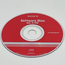 Sony 2007 Software Disc Rev. 8.10W For Windows 6892060468